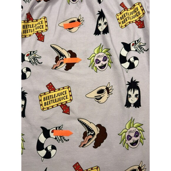 Beetlejuice x Cakeworthy Button Up Dress Fit Flare 2XL Sandworm Lydia Grunge - Picture 7 of 11